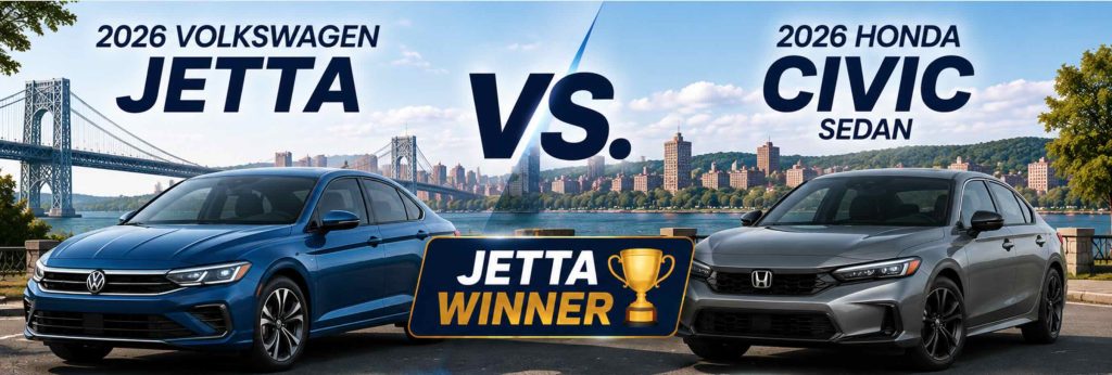 2026 Volkswagen Jetta vs. 2026 Honda Civic Sedan