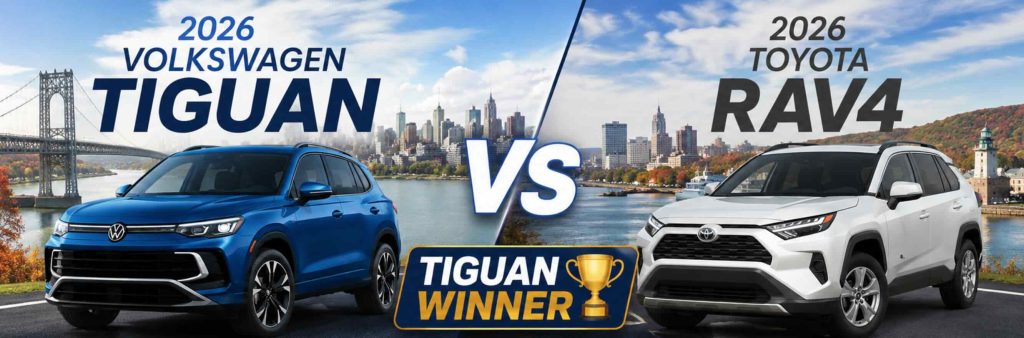 2026 Volkswagen Tiguan vs. 2026 Toyota RAV4: